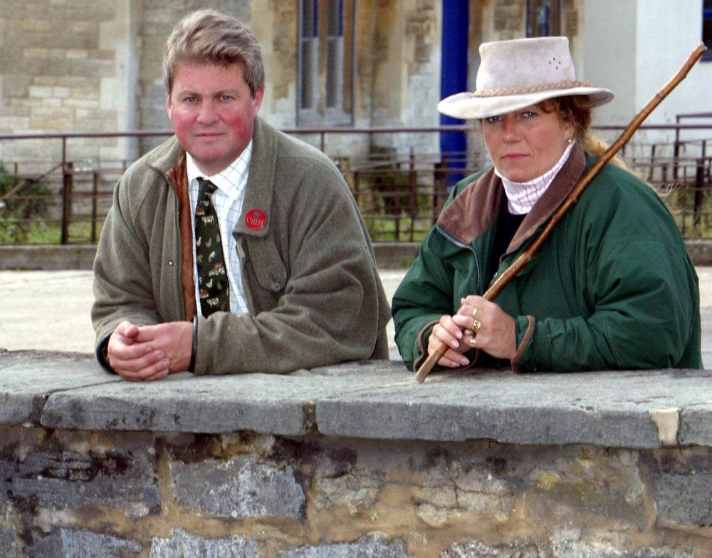 Lord and Lady Allen and Sara Bathurst at their home on the Bathurst Estate, Cirencester. (file picture)See SWNS story SWGUN; One of Gloucestershire's most prominent civic figures has said 'no offence was meant' as she faces calls to step down over a tweet labelling the NHS a 'disgrace'. Lady Sara Bathurst, who is High Sheriff of Gloucestershire this year, lambasted the health service for informing her a £40 fee would apply for a medical reference she needs in order to obtain a firearms licence. She posted a picture of a letter received from her doctor's surgery on the social network, and wrote: "My doctors surgery have just demanded £40 - blackmailing me into paying them to give police a medical reference for gun licence. #disgrace"