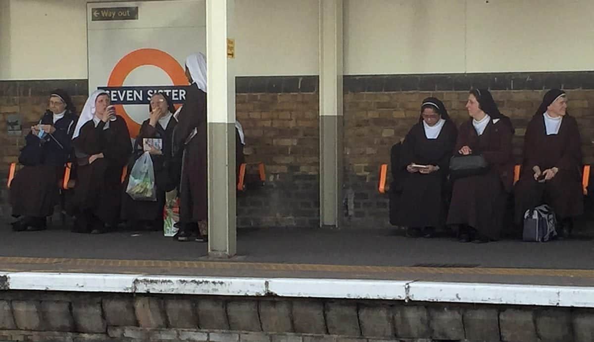 Pics – Seven nuns spotted at SEVEN SISTERS!