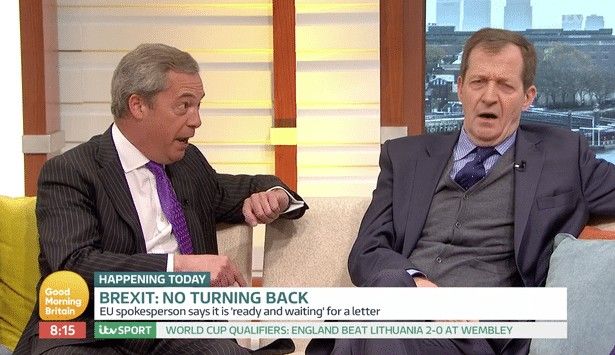 Watch – Campbell tells Farage over Brexit “Sorry, we’re gonna be a laughing stock!”