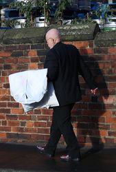 Clothes believed to be destined for the wedding of Charles Bronson arrive at Wakefield Prison. 14 November 2017. Bronson is to marry former Emmerdale star Paula Williamson. Bronson – who is now known as Charles Salvador – is due to get married to fiancee Paula Williamson in an intimate ceremony at HMP Wakefield.