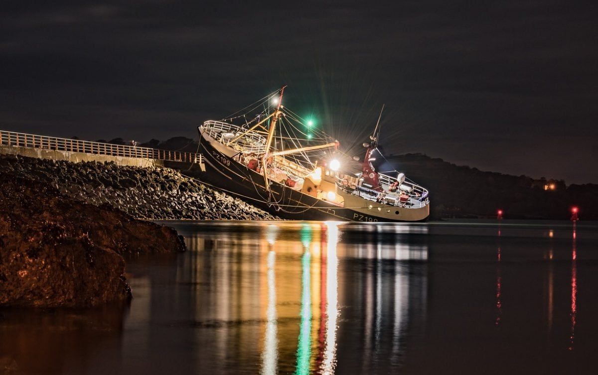 They drink it’s trawl over: Drunken trawlerman crashes into pier