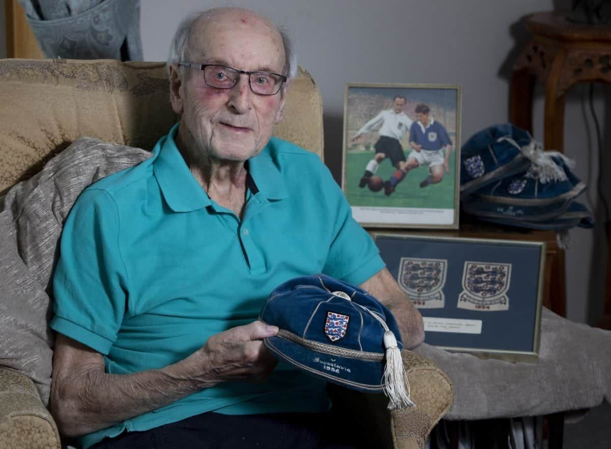 England’s oldest international footballer – Ex Newcastle United & Manchester City star scored two goals in 54 World Cup