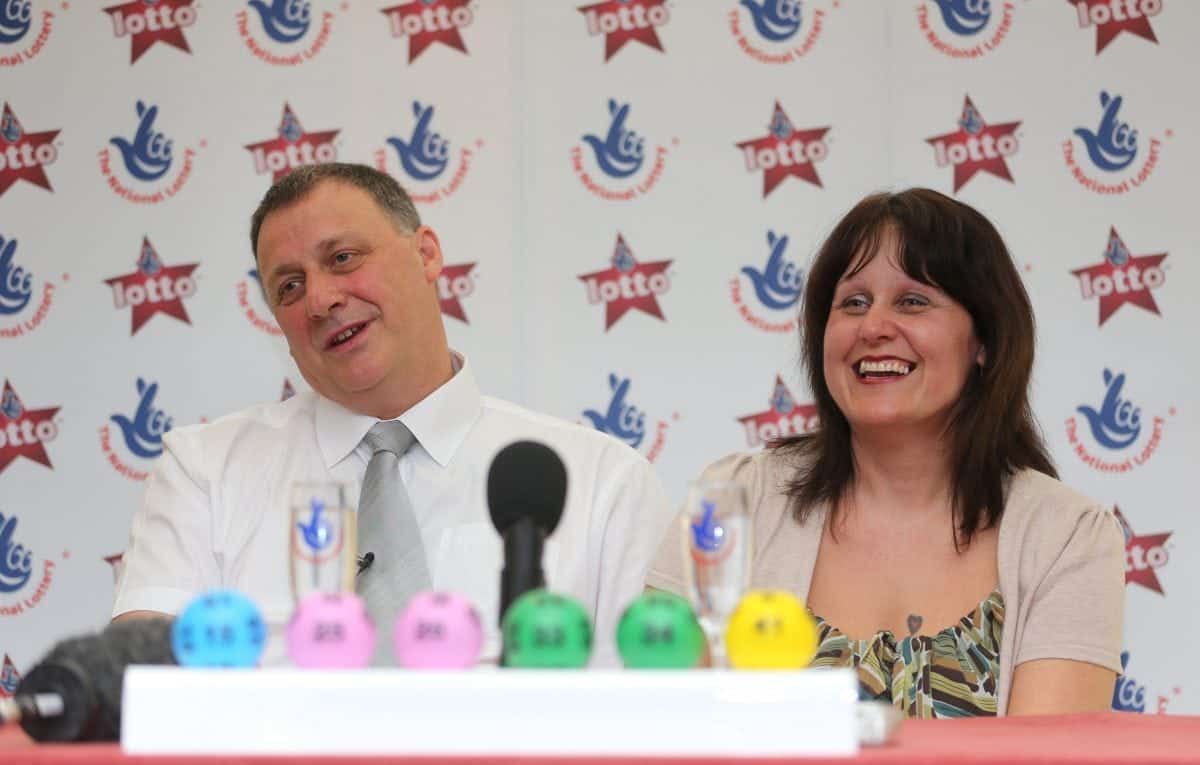 Couple who scooped £6.6million on lottery still spend £150 a month on tickets