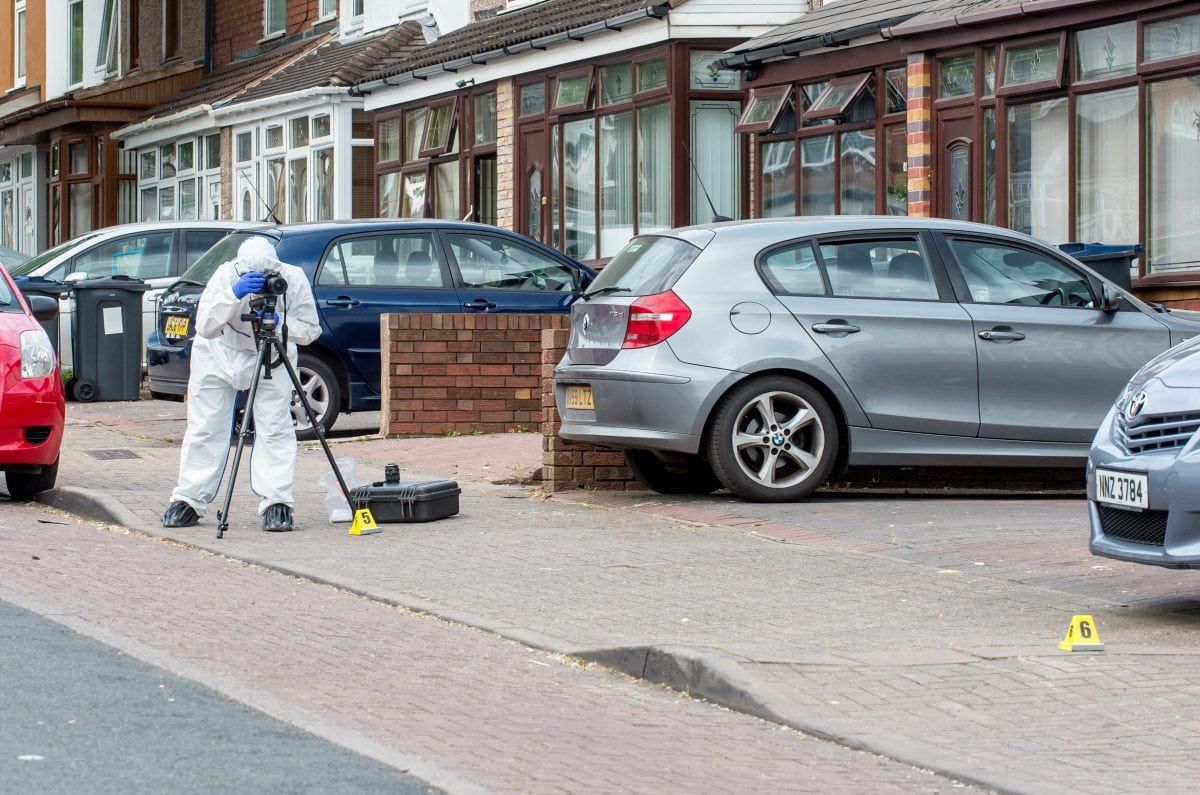 Murder investigation after 86-year-old was stabbed to death in broad daylight today