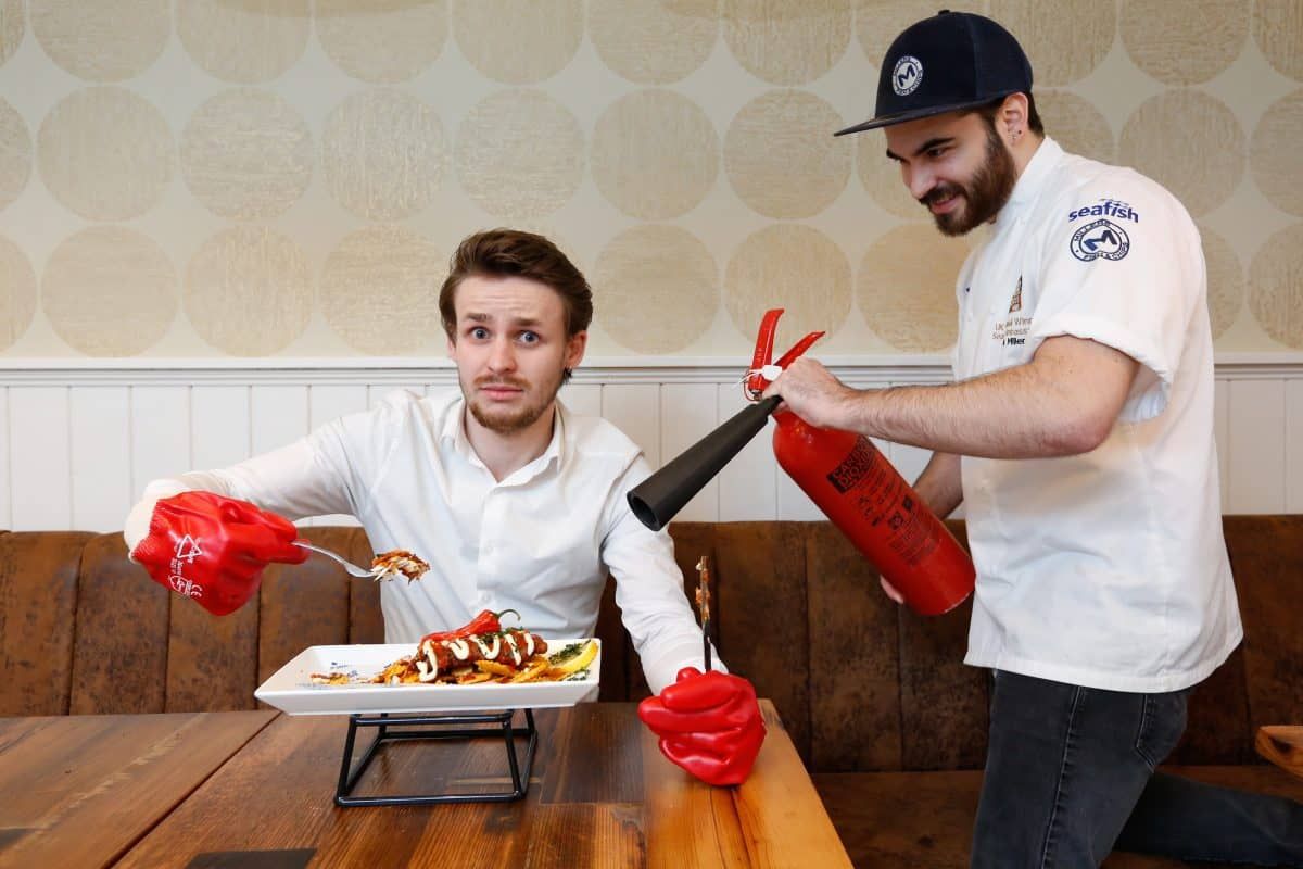 Chippy unleashes spiciest fish and chips in the world: you have to sign a waiver