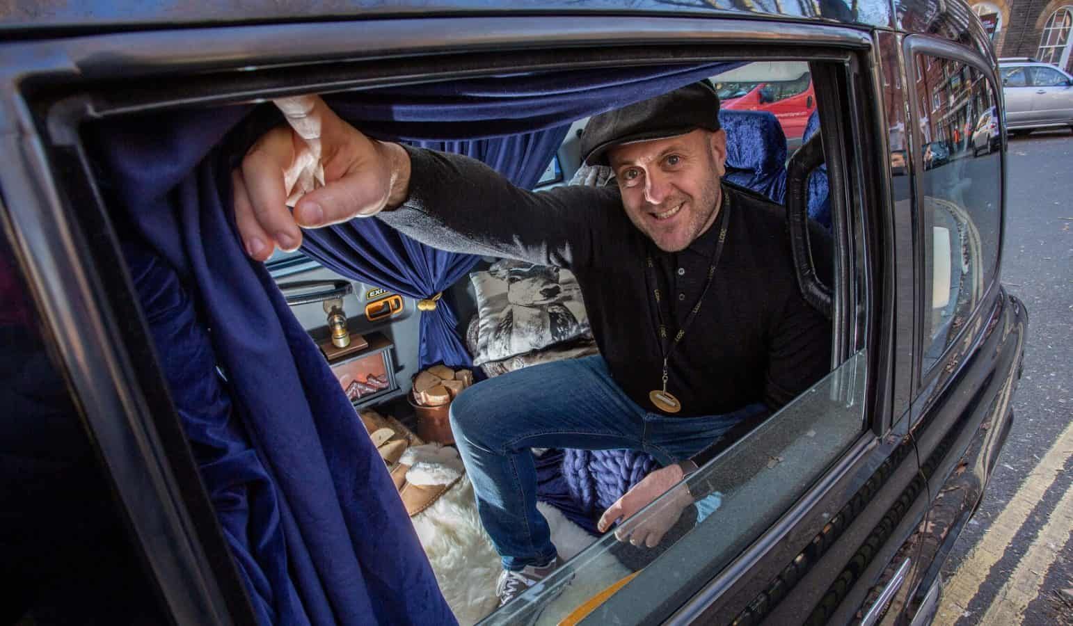 Is this the world’s cosiest cab?