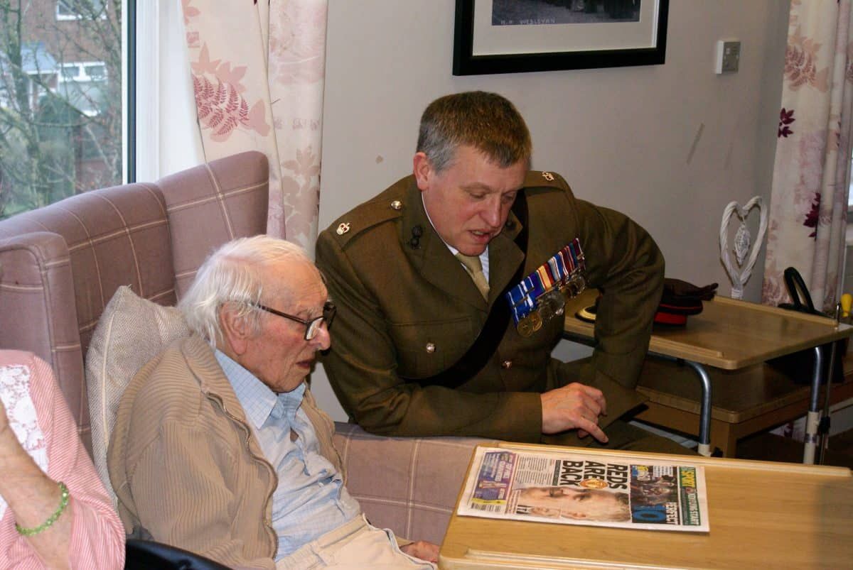 WWII vet with no surviving relatives has surprise of his life for 100th birthday