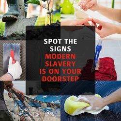 Undated handout photo issued by Crimestoppers and Gangmasters Licensing and Abuse Authority (GLAA) as part of their campaign calling on members of the public to report suspicions about possible modern slavery cases. Credit;PA