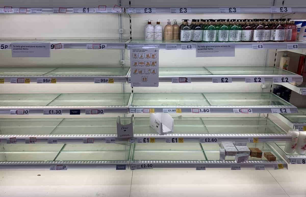 Coronavirus UK – Nurses ‘breaking down in tears’ as stockpiling frenzy empties shelves