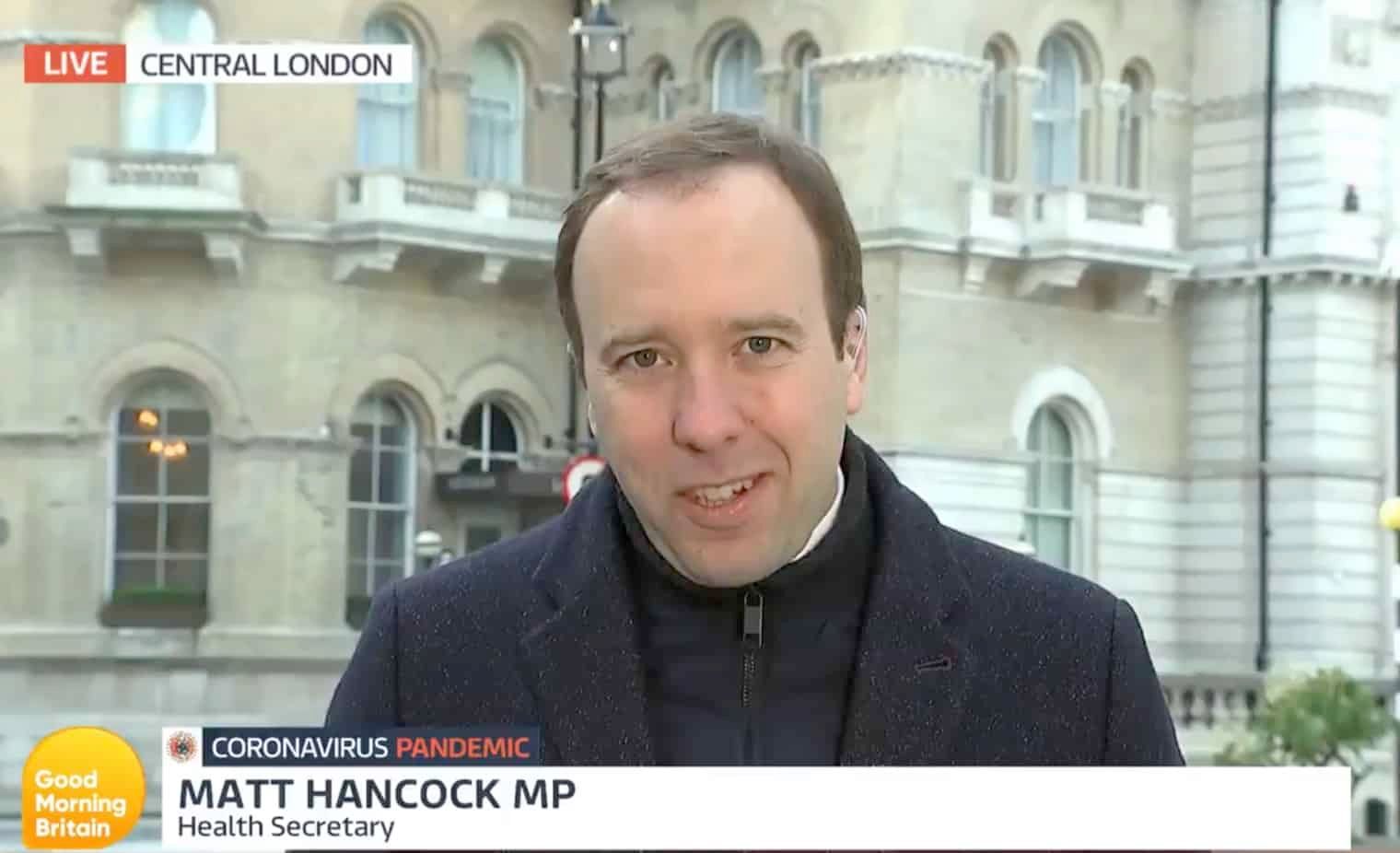Matt Hancock clashes with Piers Morgan over MP pay increase
