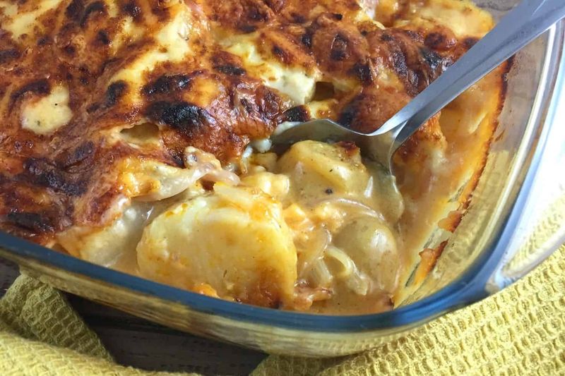Potato and Onion Bake in Béchamel sauce - The London Economic
