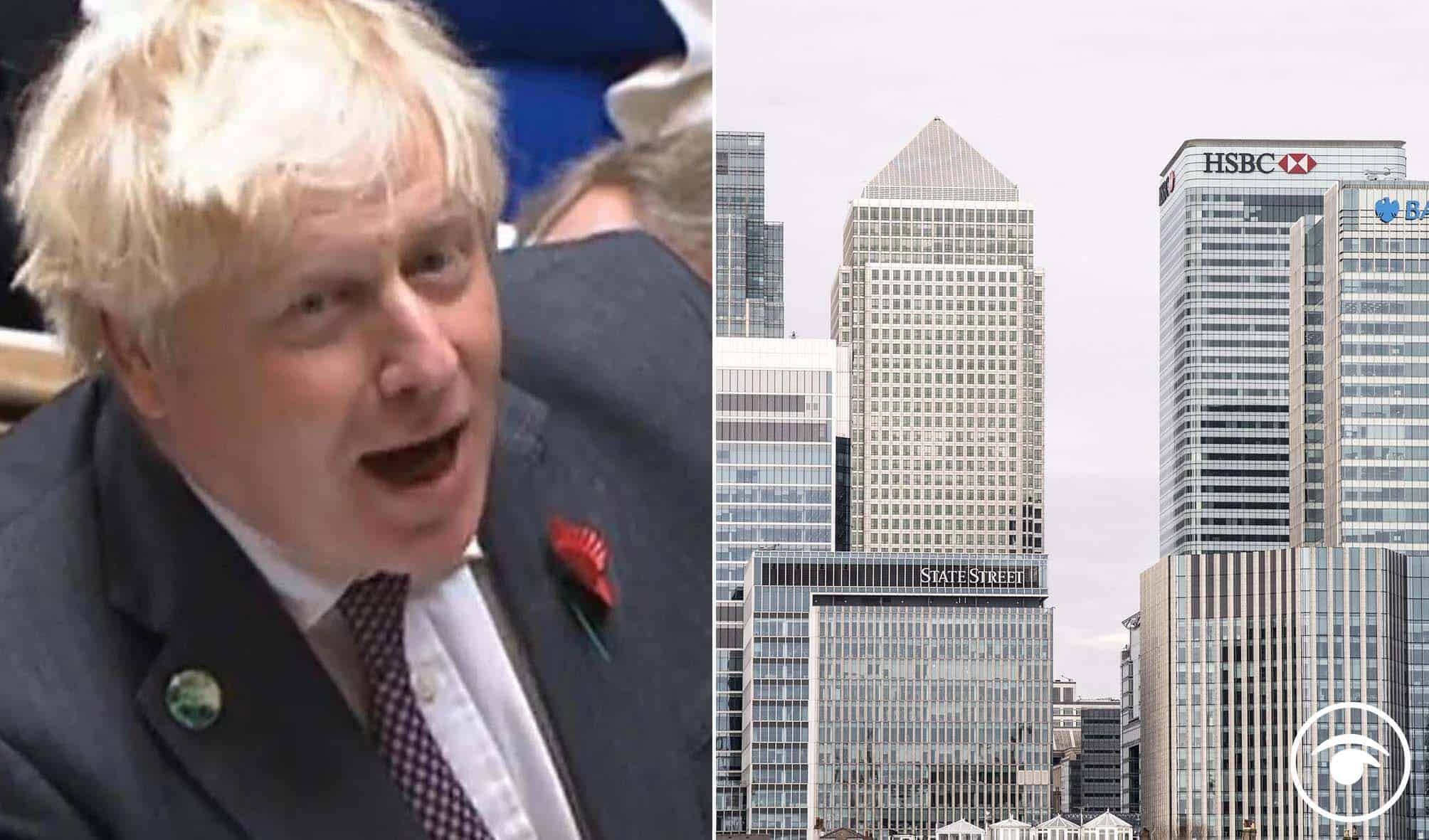 PM defends bankers’ tax contributions amid concern over £3k tax hikes per household