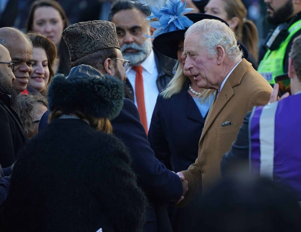 Egg thrown at King Charles during walkabout in Luton