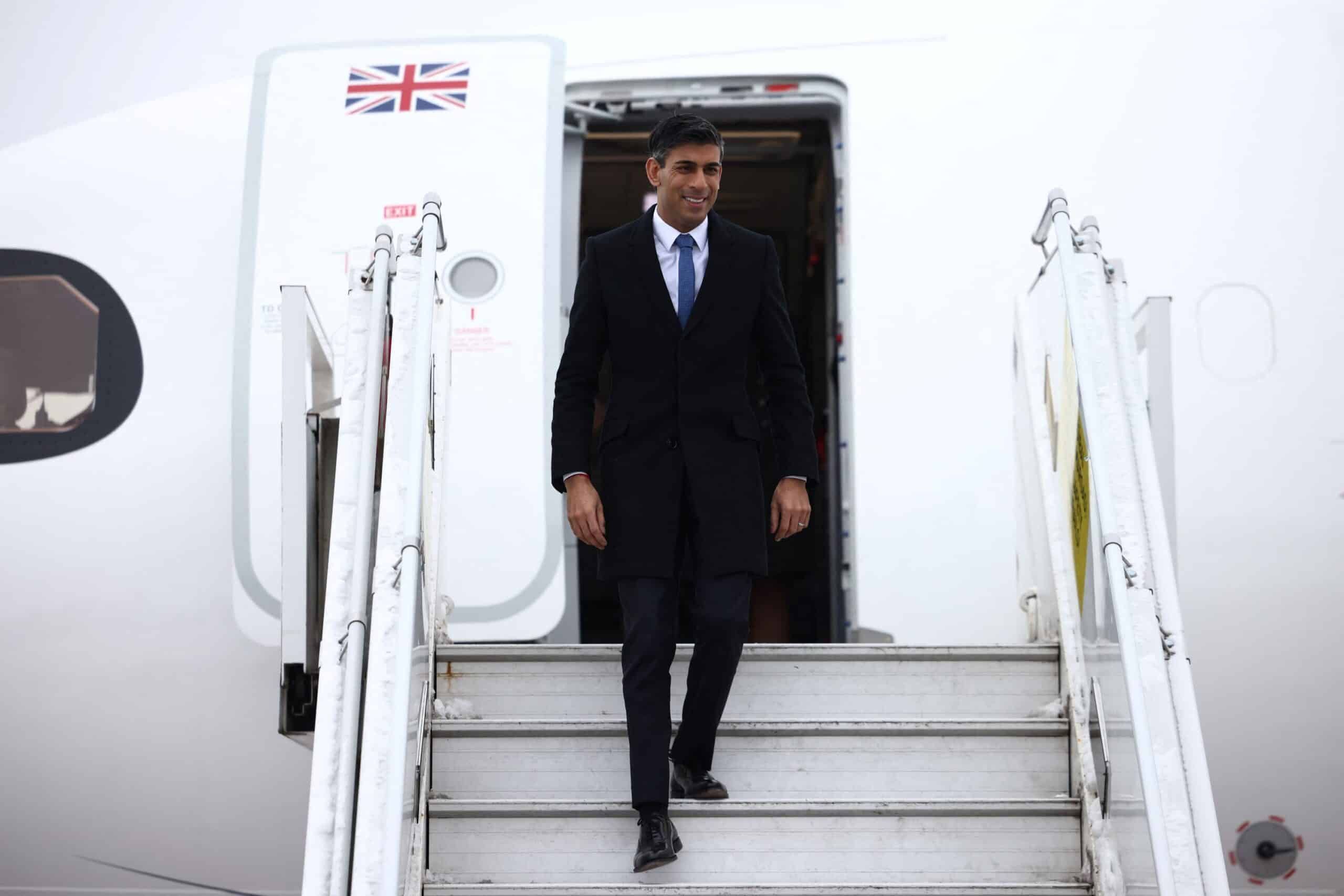 Tory MP says Sunak was right to fly to Blackpool because of ‘unreliable Avanti trains’