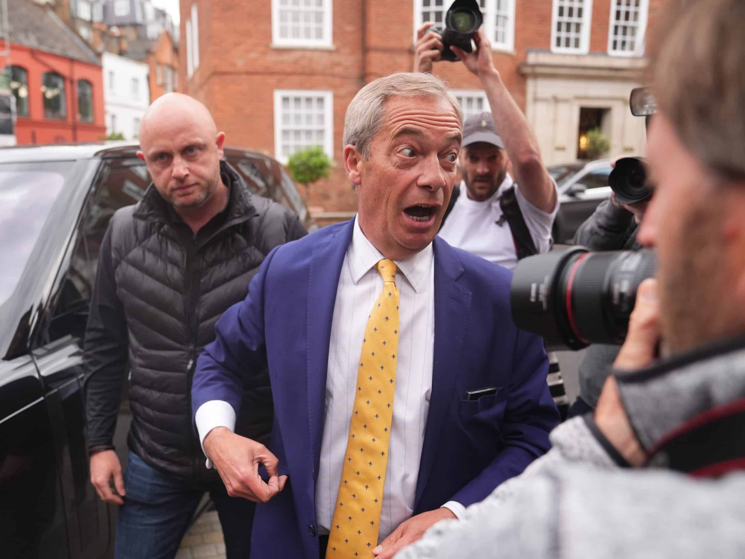 Nigel Farage offers views on Hitler and Putin during BBC phone-in