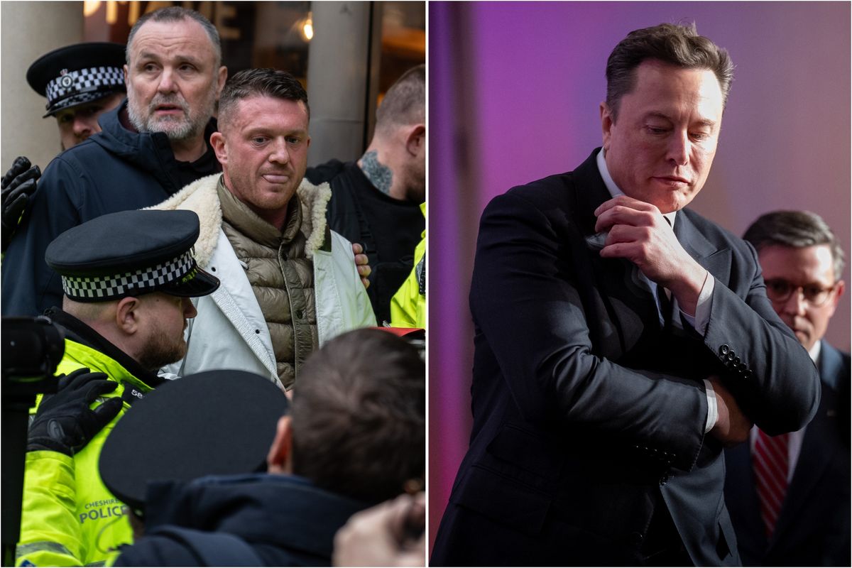 Elon musk calls for tommy robinson to be released from prison