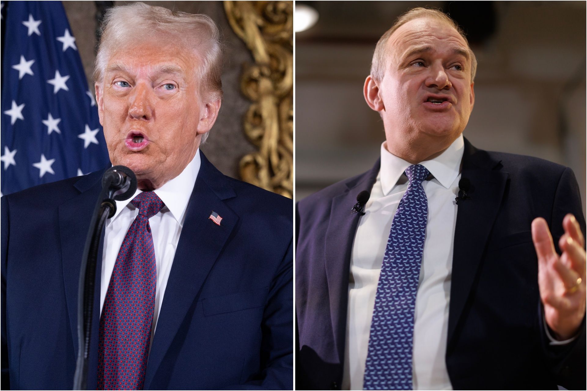 Ed Davey urges Keir Starmer to use Macron state visit to ‘show united front’ against Trump’s trade war