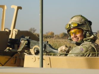 Decorated Tank Commander Matthew Baldwin