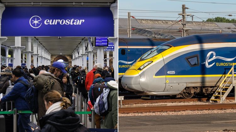 eurostar cancelled because of WW2 bomb