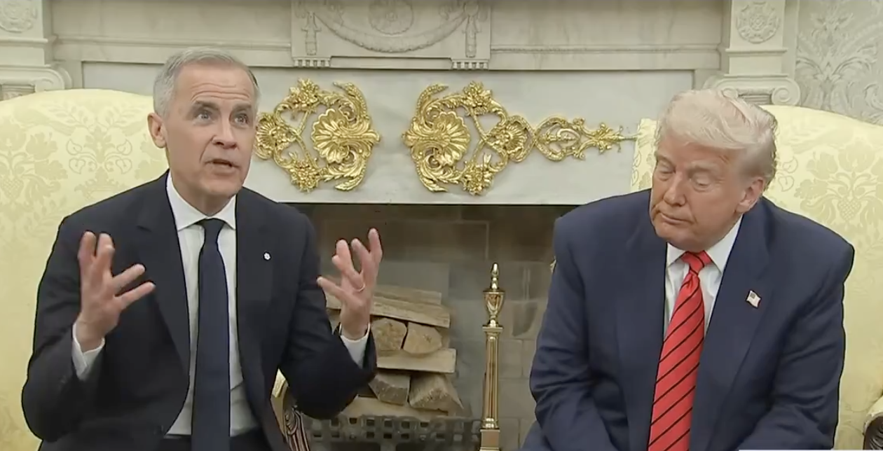 Mark Carney fact-checks Trump in real time during Oval Office meeting
