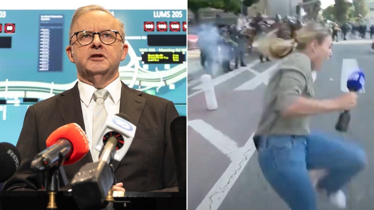 Australian PM condemns ‘horrific’ footage of reporter being shot with rubber bullet in LA