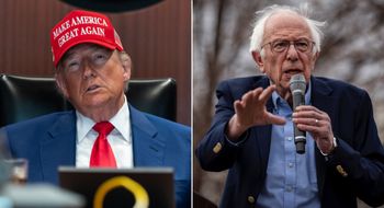 'Grossly unconstitutional!' - Bernie Sanders scalds Trump for bombing Iran during rally