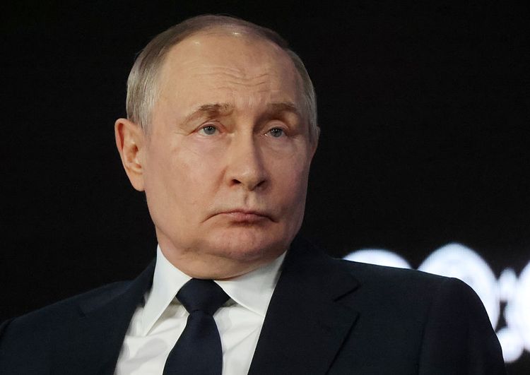 MOSCOW, RUSSIA - JULY 3 (RUSSIA OUT) Russian President Vladimir Putin speaks during the New Ideas For New Times Forum at the Russia National Center,  July 3, 2025, in Moscow, Russia. Putin visited a forum, hosted by Kremlin-backed Agency for Strategic Initiatives, prior to his announced telephone call with U.S. President Donald Trump. (Photo by Contributor/Getty Images)