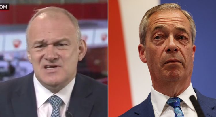 Ed Davey lays into BBC for 'not exposing' Nigel Farage