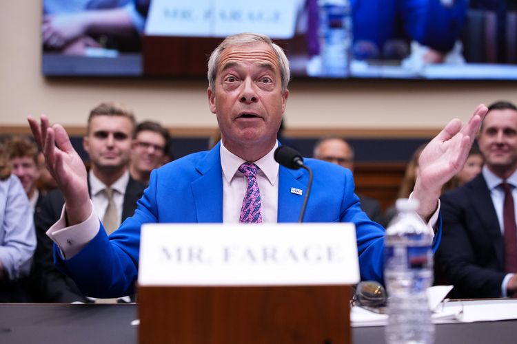 Farage left Congressional hearing early 'to speak to GB News'