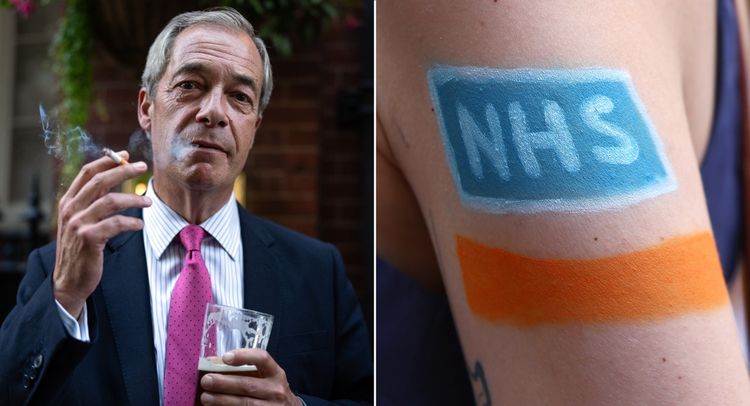 Most Brits reject Nigel Farage’s plans and remain in favour of NHS system
