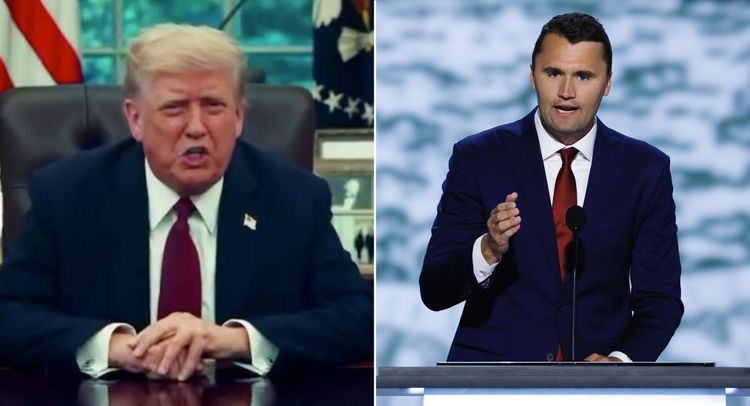 Donald Trump condemned for 'divisive and disgraceful' speech after Charlie Kirk shooting