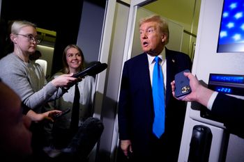 Donald Trump says he'd 'love' to run for a third term but rules out one 'too cute' method