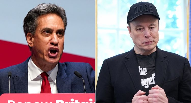 Ed Miliband tells Elon Musk to 'get the hell out of our politics and country'