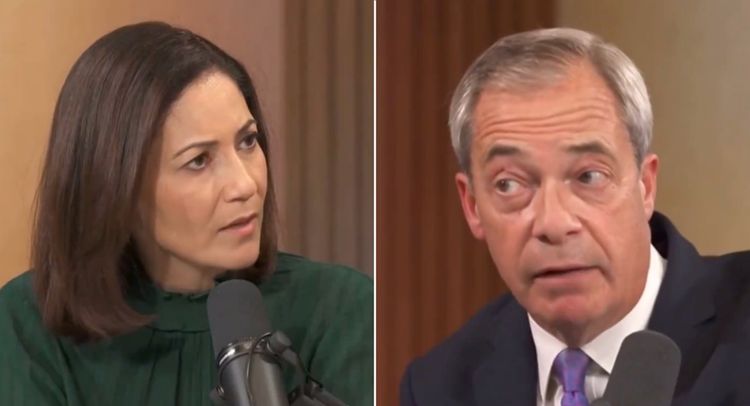 'Listen love!' - Nigel Farage slammed for condescending language to Mishal Husain