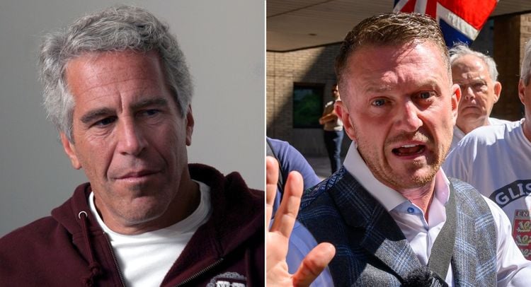 Emails reveal Jeffrey Epstein celebrated Tommy Robinson's release from jail