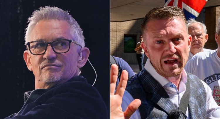 Gary Lineker slams Tommy Robinson after he shares video of him in Mexico
