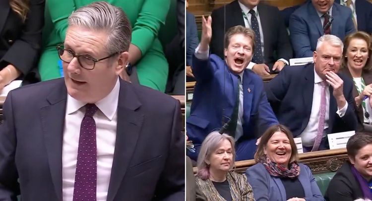 Kier Starmer delivers festive Reform zinger at final PMQs of 2025
