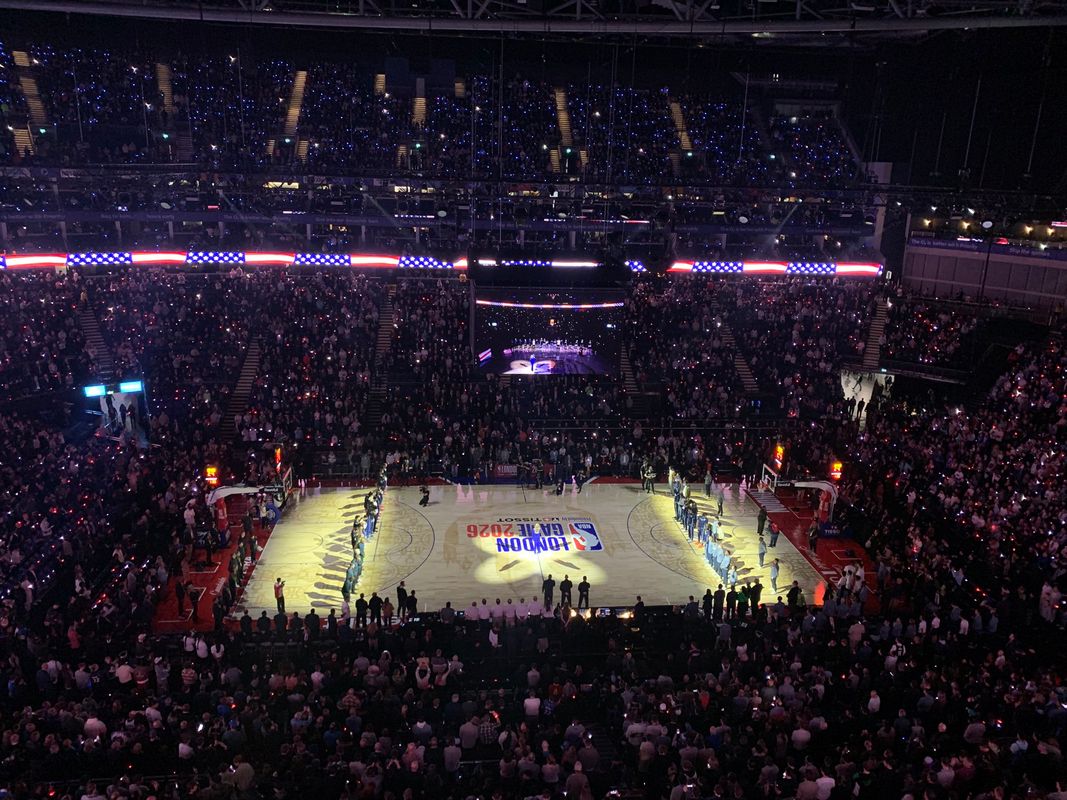 ‘Leave Greenland Alone!’ – US national anthem heckled at London NBA game