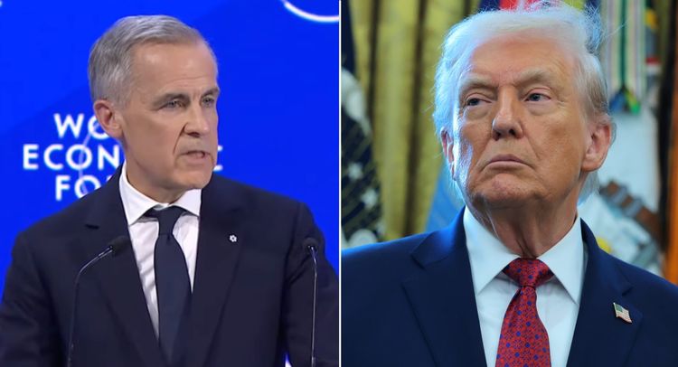 mark carney speech davos trump