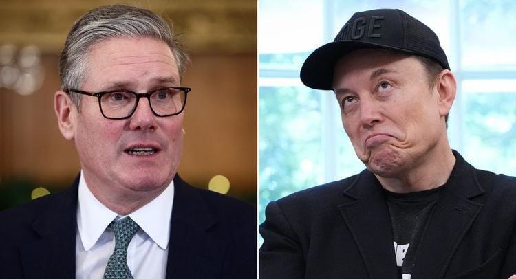 musk starmer x ban
