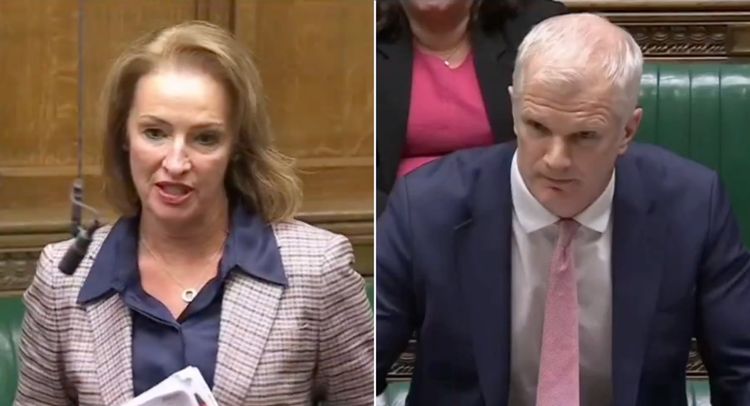Reform's Sarah Pochin embarrassed by Labour minister in Commons
