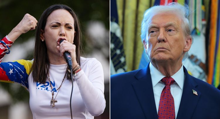 Trump didn't endorse Venezuela's Machado 'because she accepted Nobel Peace Prize'