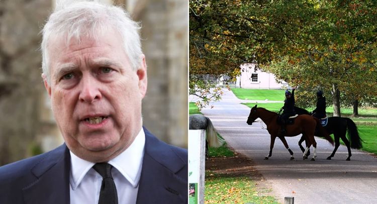 Andrew ‘banned from horse riding' following arrest