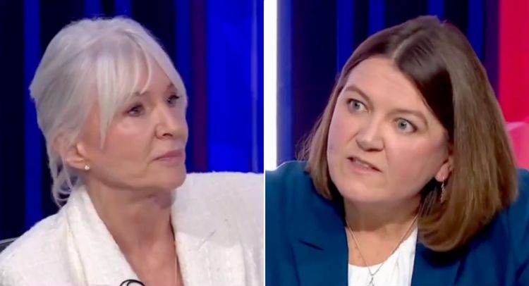 nadine dorries reform question time green mp ellie chowns