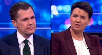 Robert Jenrick squirms as his Farage quote is read to him