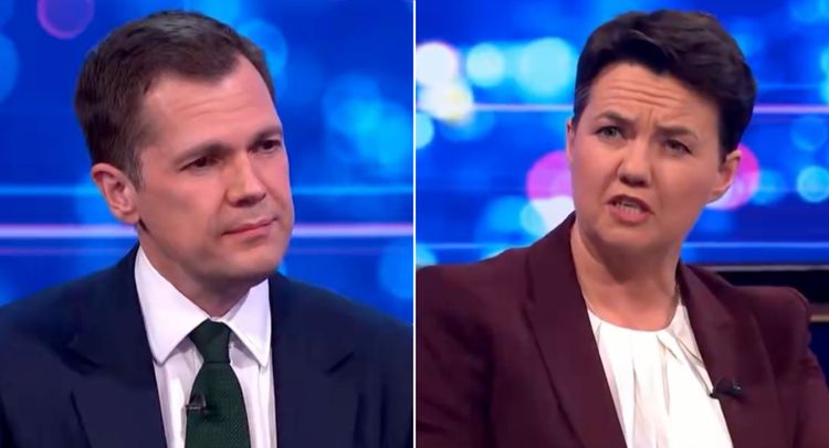 Robert Jenrick squirms as his Farage quote is read to him