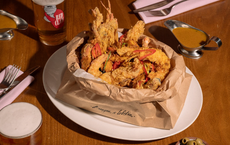burger & lobster spice bag