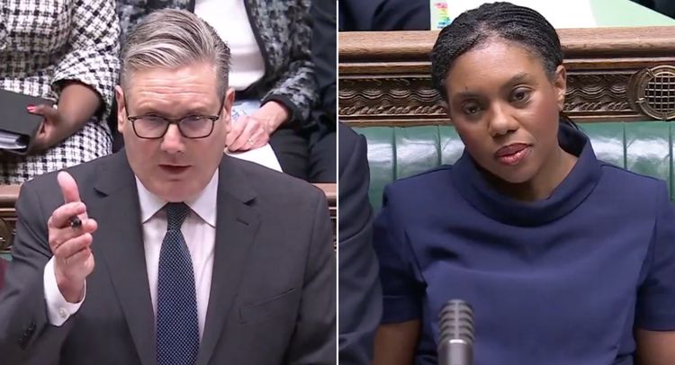 keir starmer kemi badenoch iran war PMQs