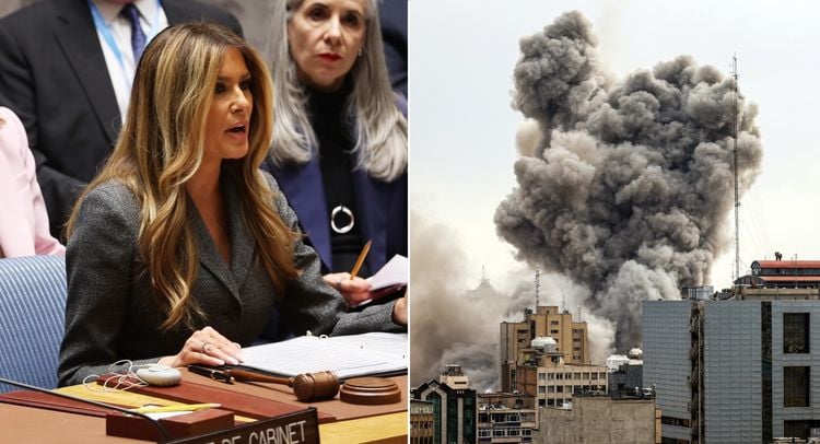 melania trump un meeting