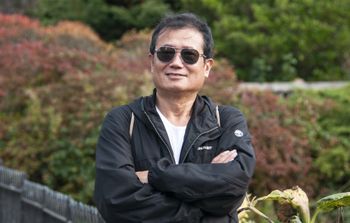 Author Zhang Pu, who wrote A Tibetan Girl Called Ata